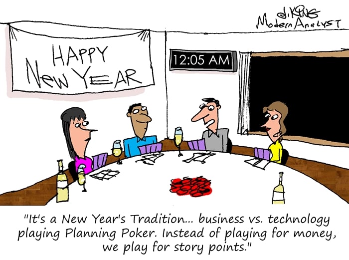 Humor - Cartoon: New Year Tradition